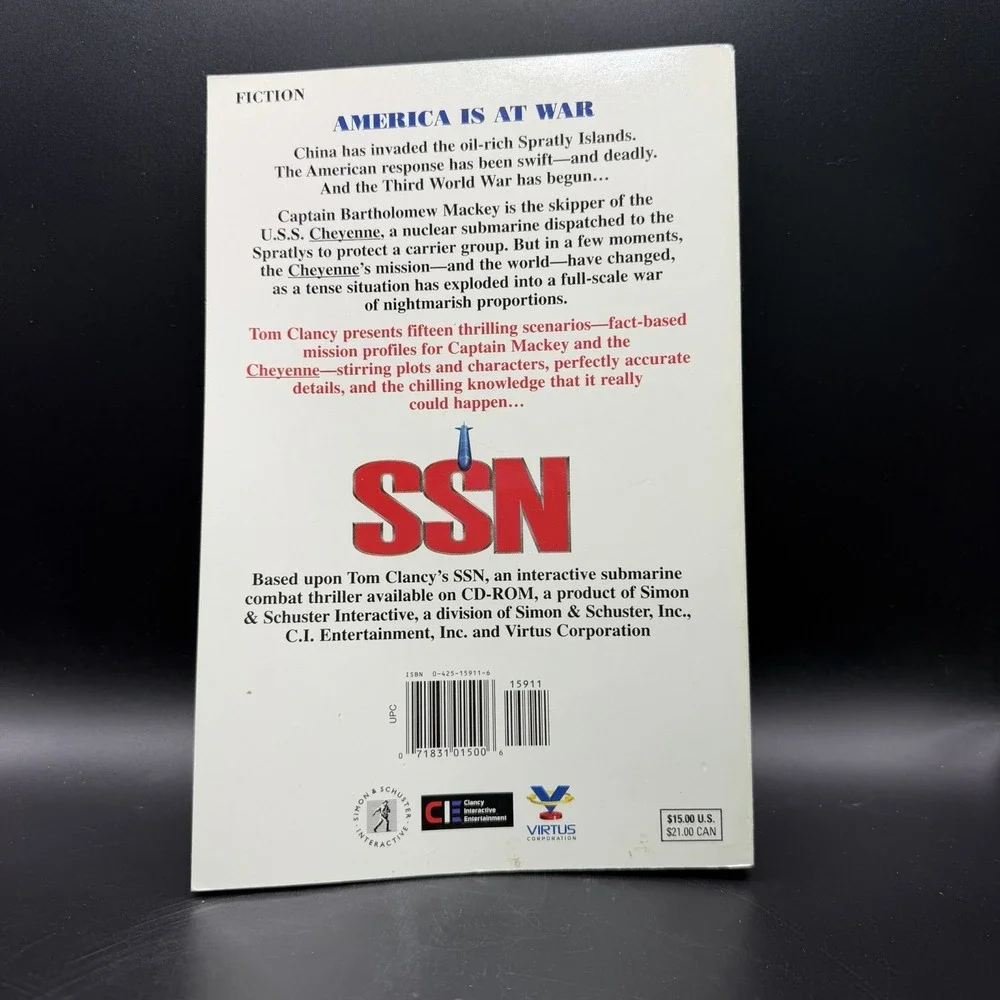 SSN Strategies Of Submarine Warfare Book By Tom Clancy
